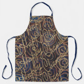 Happy Chanukah Gold Schürze (Vorderseite)