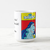 Happy Chanukah/Hanukkah Dinosaur Latke Tasse (Mittel)