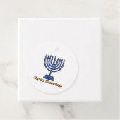 Happy Chanukah Menorah Geschenkanhänger (Beispiel)
