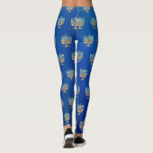 Happy Chanukah! Menorah Leggings (Rückseite)
