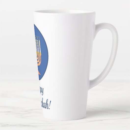 Happy Chanukah! Menorah Milchtasse (Rechts)