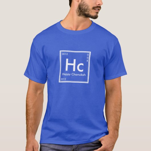 Happy Chanukah mit Sonderjahr T-Shirt (Vorderseite)