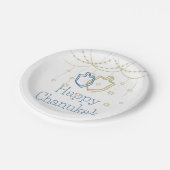 Happy Chanukah Paper Tellers Pappteller (Schrägansicht)