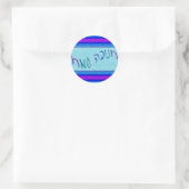 Happy Chanukah Script Stickers (Tasche)