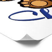 Happy Chanukah Teddy Bear Poster (Ecke)