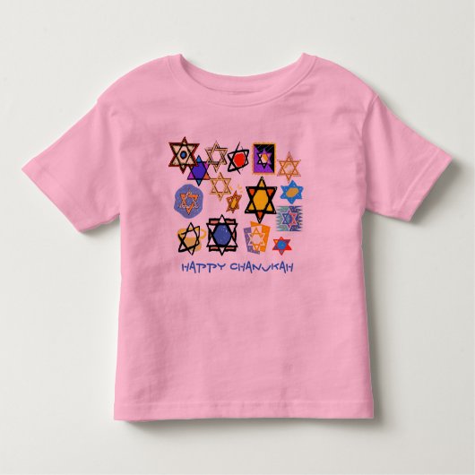 HAPPY CHANUKKAH TODDLER TEE SHIRT - HOHE FERIEN (Vorderseite)