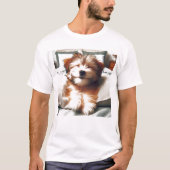 Happy Chappy Pup T-Shirt (Vorderseite)