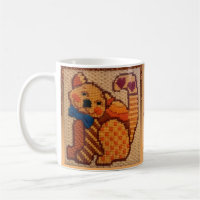 Happy Charming Textured Cat