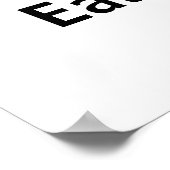 Happy Cheeseburger Day Funny Poster (Ecke)