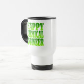 Happy Chemical Engineer in Green Reisebecher (Vorderseite Links)