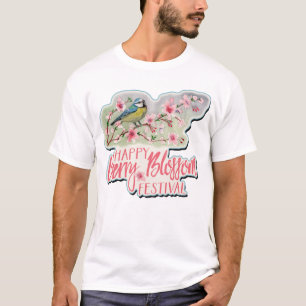 Happy Cherry Blossom Festival 3 T - Shirt