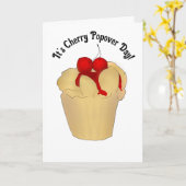 Happy Cherry Popover Day Karte (Gelbe Blume)