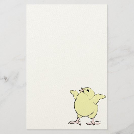 Happy Chick Briefpapier (Vorderseite)