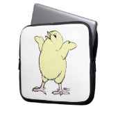 Happy Chick Laptopschutzhülle (Vorderseite Links)
