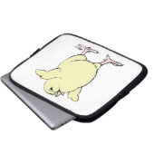 Happy Chick Laptopschutzhülle (Vorne Knopf)