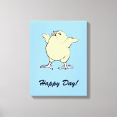 Happy Chick Leinwanddruck (Vorderseite)