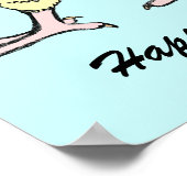 Happy Chick Poster (Ecke)