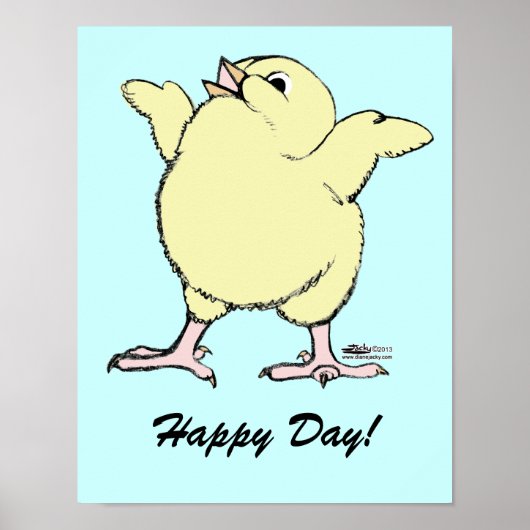 Happy Chick Poster (Vorne)