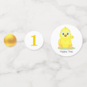 Happy Chick Table Confetti Konfetti (Rückseiten)