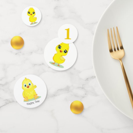 Happy Chick Table Confetti Konfetti (Gruppe)