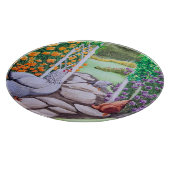 Happy Chicken Garden Schneidebrett (Ecke)