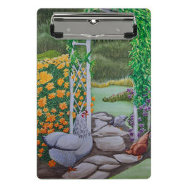 Happy Chicken Park Mini Klemmbrett