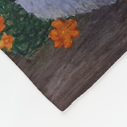 Happy Chickens nach Spaß im Park Fleecedecke (Ecke)