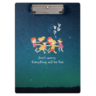 Happy Children Klemmbrett