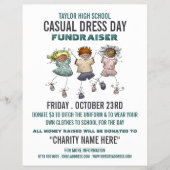 Happy Children, Lässig Dress Day Fundraiser Advert Flyer (Vorne)