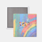 Happy Children Magnet (Vorderseite/Rückseite)