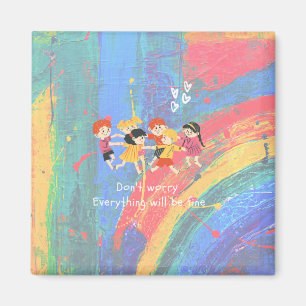 Happy Children Magnet