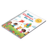 Happy Children’s Day 2025 Notebook Notizblock (Linke Seite)