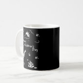 Happy Children's Day Black Graphic T-Shirt Kaffeetasse (Vorderseite Links)
