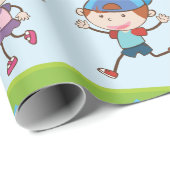 Happy Childrens Day Geschenkpapier (Rolleneckpunkt)