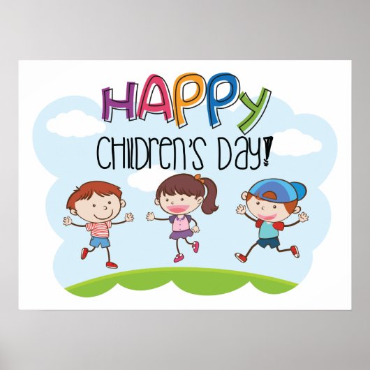 Happy Childrens Day Poster (Vorne)