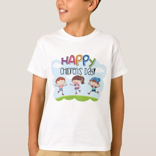 Happy Childrens Day T-Shirt (Vorderseite)