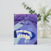 Happy Chimp Affe Postkarte (Stehend Vorderseite)