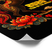 Happy Chinese Lunar New Year Of The Horse 2026  Poster (Ecke)