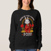 Happy Chinese New Year 2023 Year of the Rabbit 202 Sweatshirt (Vorderseite)