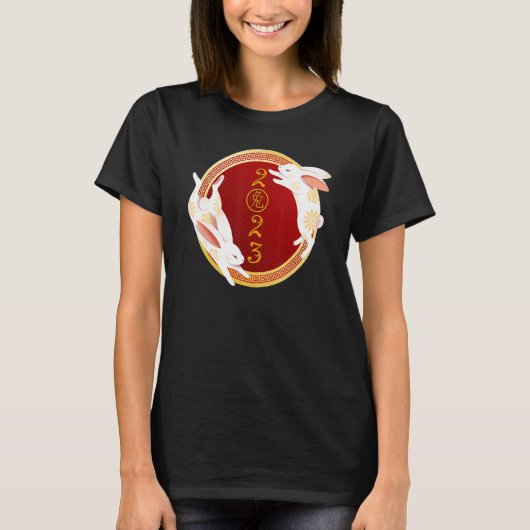 Happy Chinese New Year 2023 Year Of The Rabbit Kid T-Shirt (Vorderseite)