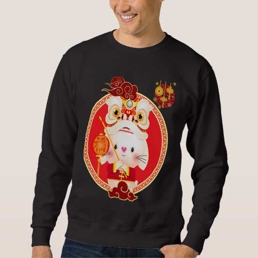 Happy Chinese new year 2023 year of the rabbit zod Sweatshirt (Vorderseite)