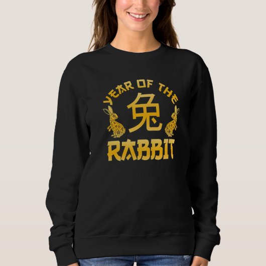 Happy Chinese New Year 2023 Year of the Rabbit Zod Sweatshirt (Vorderseite)