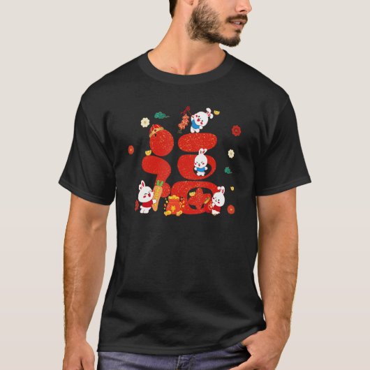 Happy Chinese New Year 2023 Year Of The Rabbit Zod T-Shirt (Vorderseite)