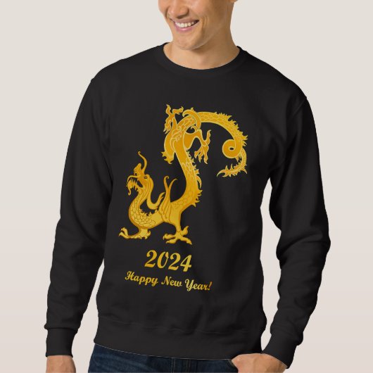 Happy Chinese New Year 2024 Year of the Dragon 202 Sweatshirt (Vorderseite)