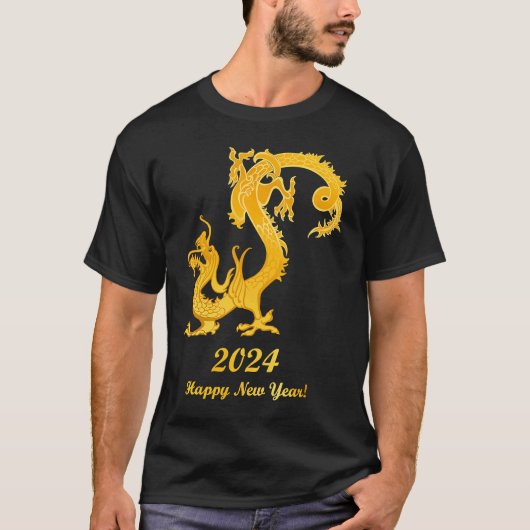 Happy Chinese New Year 2024 Year of the Dragon 202 T-Shirt (Vorderseite)