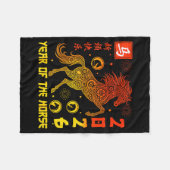 Happy Chinese New Year 2026 Traditional Year Of Th Fleecedecke (Vorderseite (Horizontal))