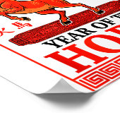 Happy Chinese New Year 2026 Year Of The Horse Horo Poster (Ecke)