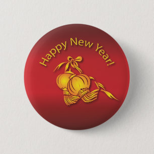 Happy Chinese New Year! Button