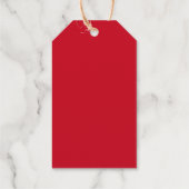 Happy Chinese New Year Custom Text Gold Geschenkanhänger (Rückseite)