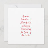 Happy Chinese New Year! Einladung (Rückseite)